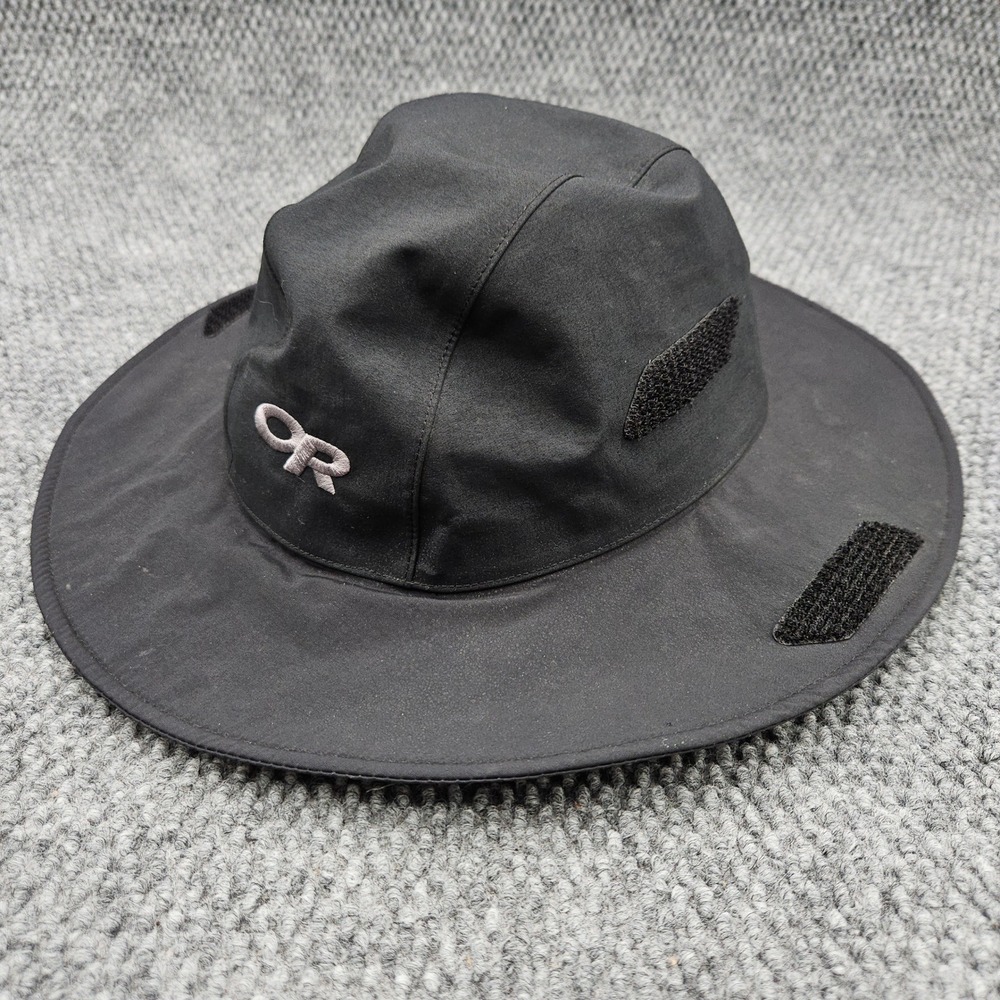 Outdoor Research Size Medium Black Hat Seattle Sombrero Gore-Tex Waterproof Cap